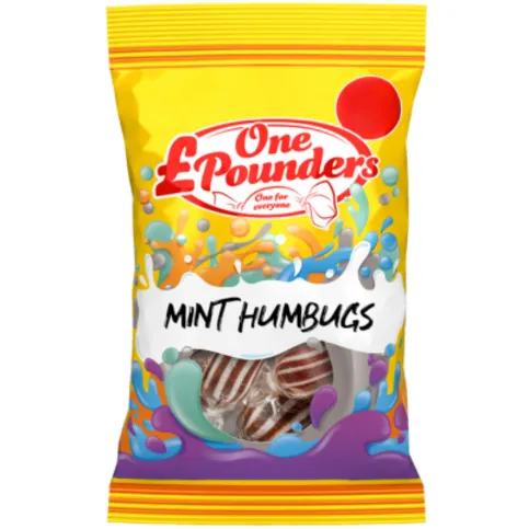 One Pounders Mint Humbugs 100g