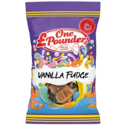One Pounders Vanilla Fudge 100g