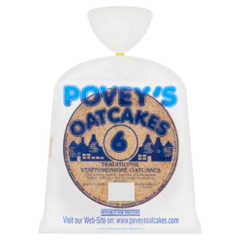 Povey's 6 Traditional Staffordshire Oatcakes