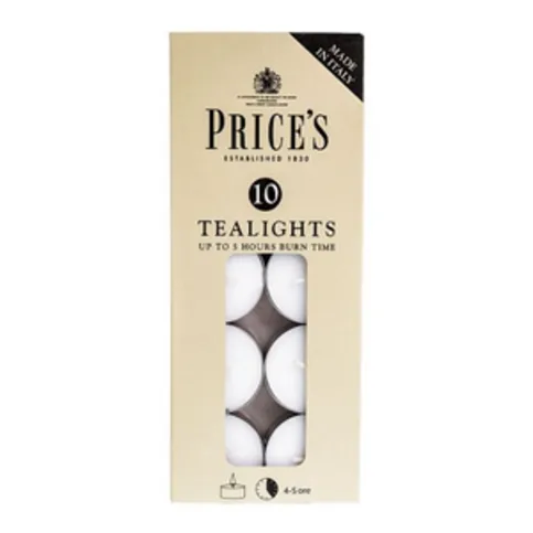 Prices Tealight Candles 10 Pack