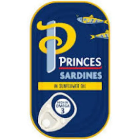 Princes Sardines in Sunflower Oil 120g