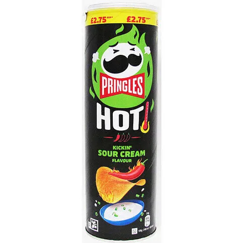 Pringles Hot Kickin Sour Cream 160g