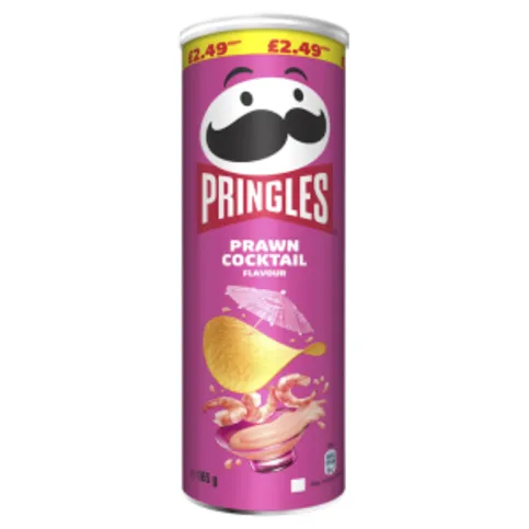 Pringles Prawn Cocktail Flavour Crisps Can 165g