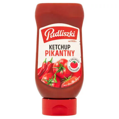 Pudliszki hot tomato ketchup 480g
