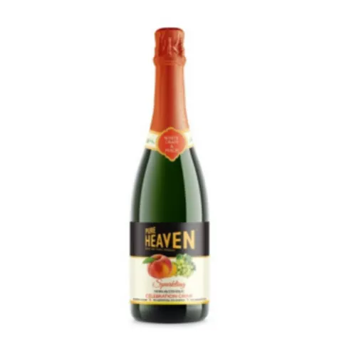 Pure Heaven Sparkling Non-Alcoholic Celebration Drink White Grape and Peach 750ml