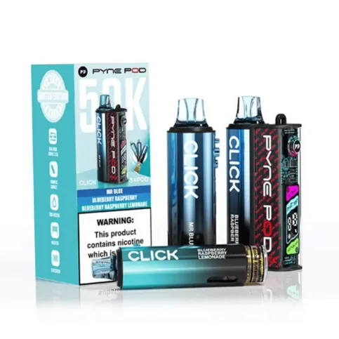 Pyne Pod Kit with 3 Flavours (Mr Blue/Blueberry Raspberry/Blueberry Raspberry Lemonade)