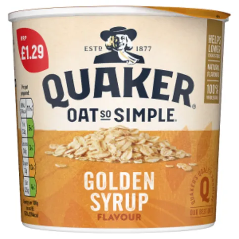 Quaker Oat So Simple Golden Syrup Porridge Pot 57g