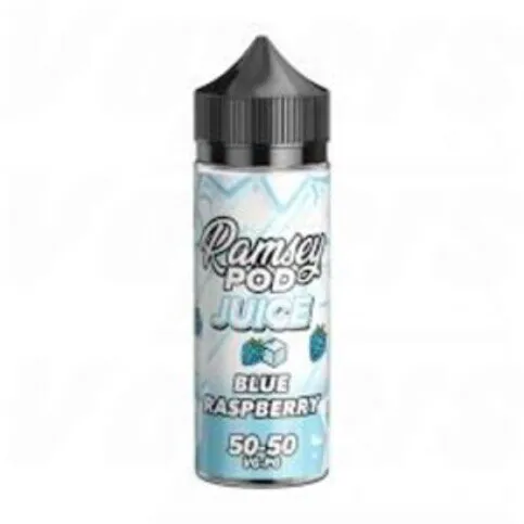RAMSEY POD JUICE 50/50 BLUE RASP