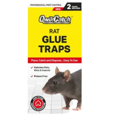 QwikCatch Rat Glue Traps 2 Pack
