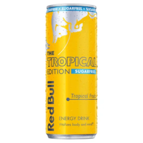 Red Bull Energy Drink Tropical Edition Sugar Free 250ml