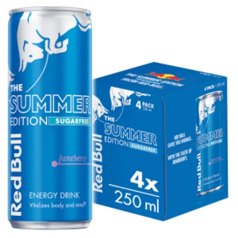 Red Bull The Summer Edition Juneberry Energy Drink 4 x 250ml