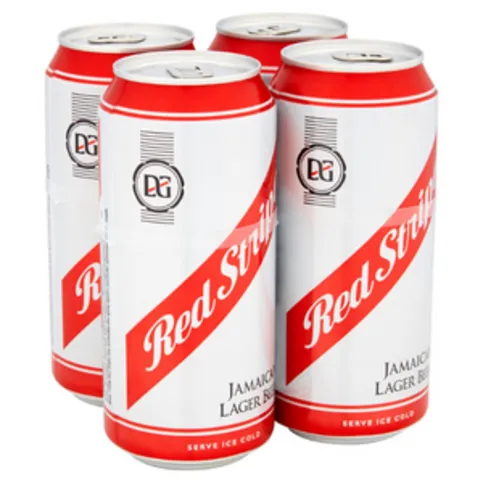 Red Stripe Cans 4 x 440ml