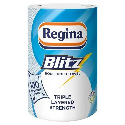Regina Blitz Kitchen Roll 100 Supersized Sheets