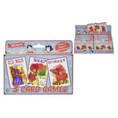 Retro 3 Card Games