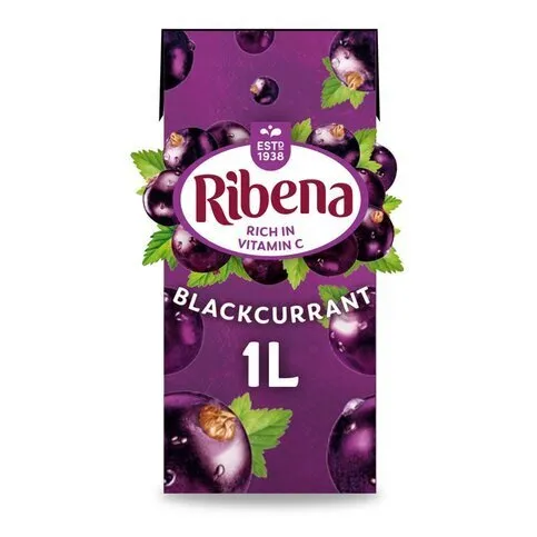 Ribena Blackcurrant (ready to drink carton), 1L