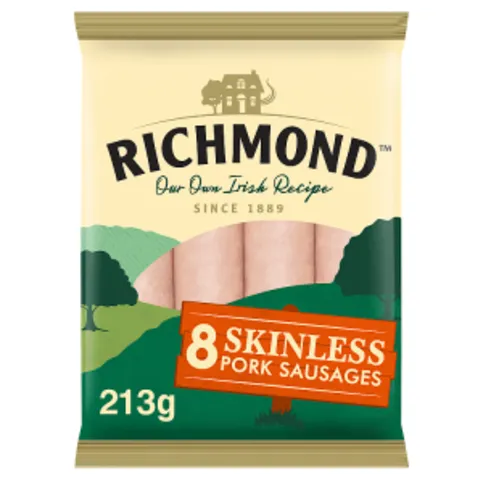 Richmond Skinless Pork Sausages 8 pack 213g