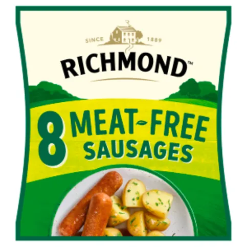Richmond Meat-Free 8 Tasty Sausages 304g
