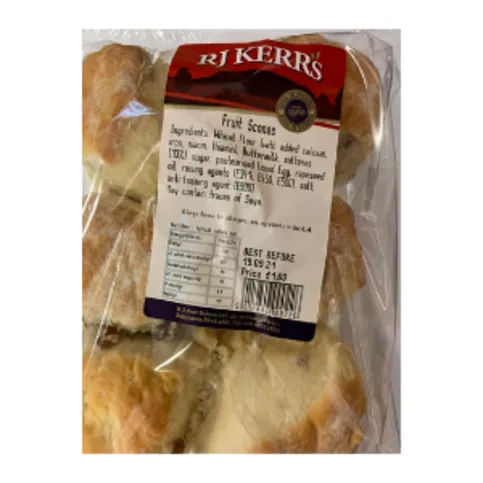 RJ Kerr's Fruit Scones 6 Pack