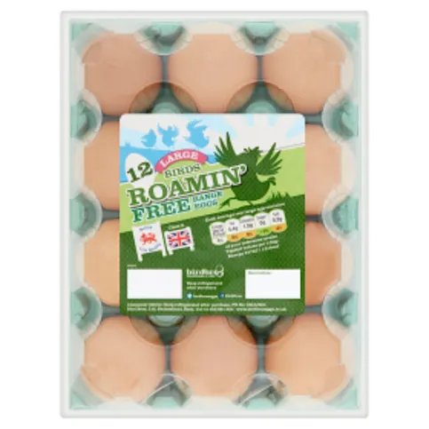 Bird Bros 12 Large Birds Roamin' Free Range Egg