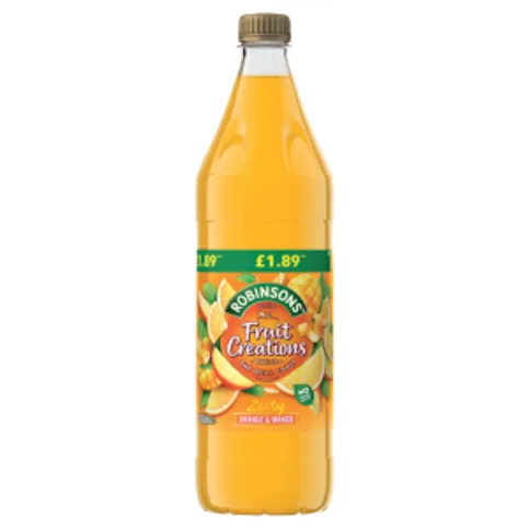 Robinsons Fruit Creations Zesty Orange & Mango 750ml