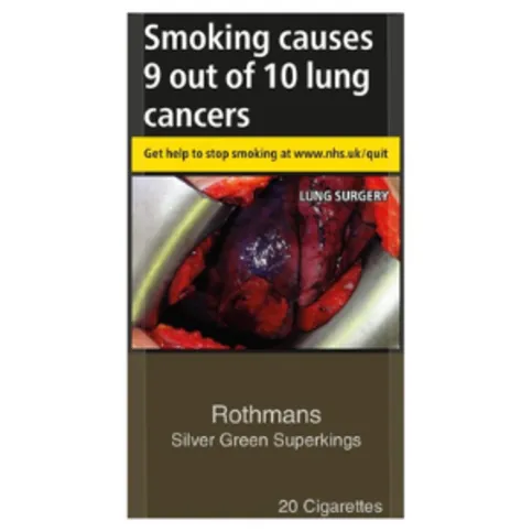 Rothmans Green Superkings 20 Packs