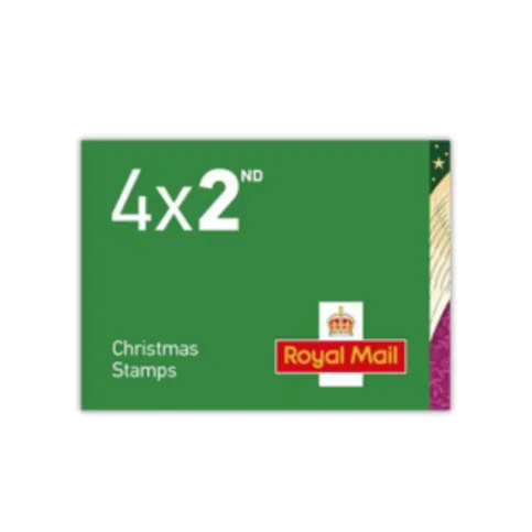Royal Mail 4X2nd Class Christmas Stamps