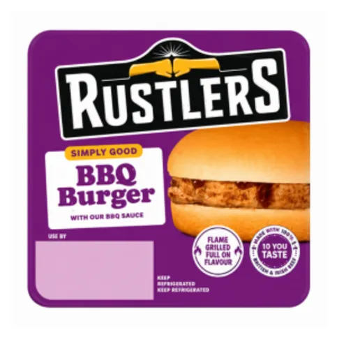 Rustlers Simply Good BBQ Burger with Sauce