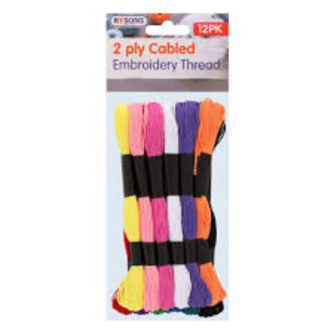 Rysons 2 Ply Cabled Embroidery Thread