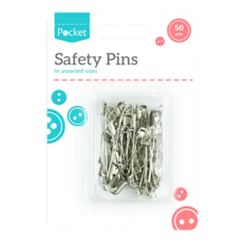 Safety Pins 50 Pack