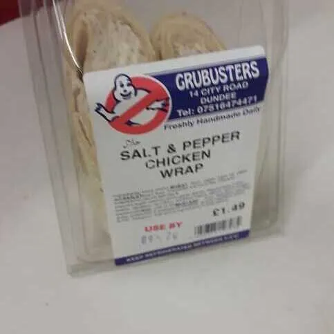 Salt & pepper chicken wrap 