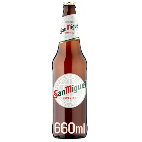 San Miguel Premium Lager Beer 620ml Bottle