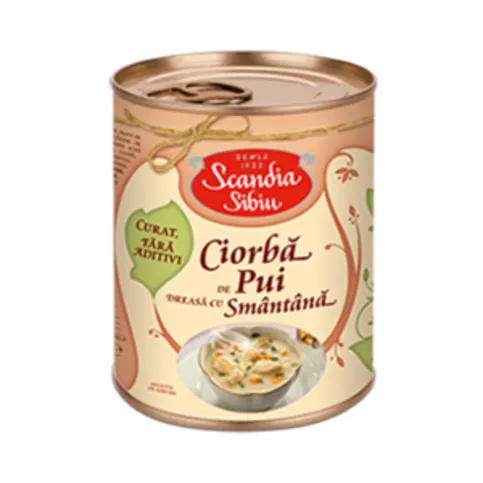 Scandia Ciorba de Pui cu Smantana 400g