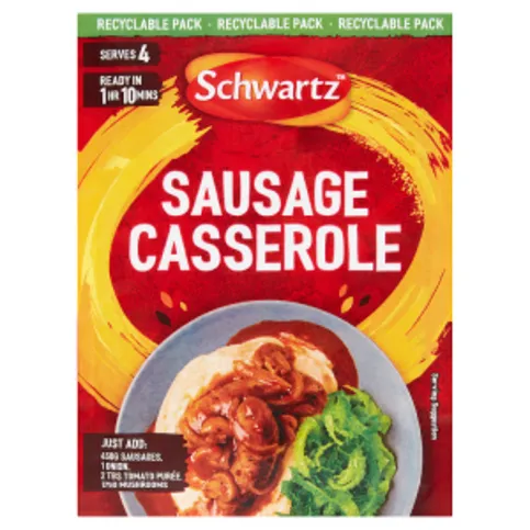 Schwartz Sausage Casserole Recipe Mix 35g