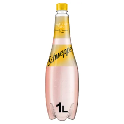 Schweppes Peach Coconut Soda 1L