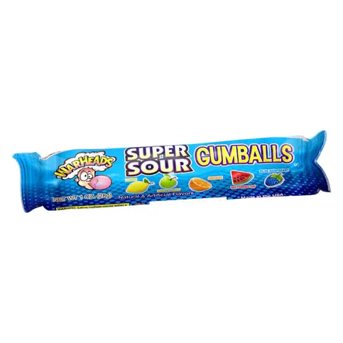 Screamers Sour Gumballs Blue Razz