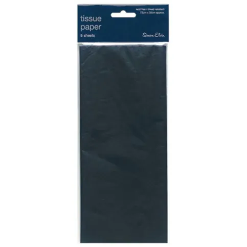 Black Tissue Paper 5 Pack