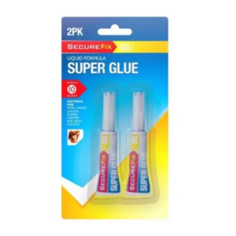 Secure Fix Super Glue 2 Pack 2x3g