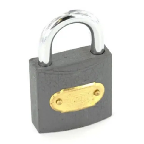 Securit Tri Iron Padlock Brass Cylinder 50mm
