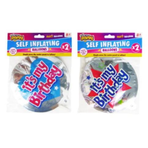 Self Inflating Balloons 2 Pack