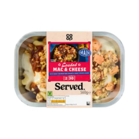 SERVED LOADED MAC & CHEESE