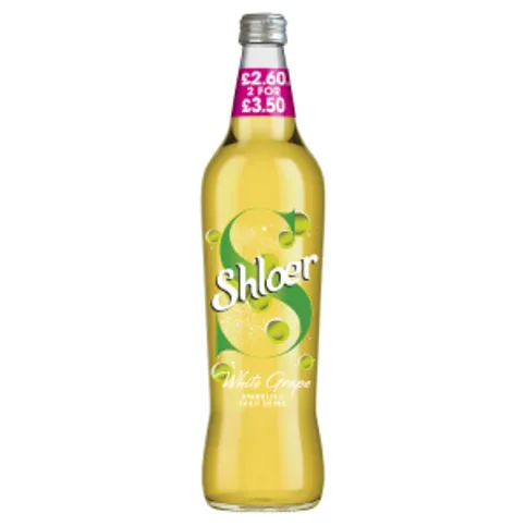 Shloer White Grape Sparkling Fruit Drink 750ml