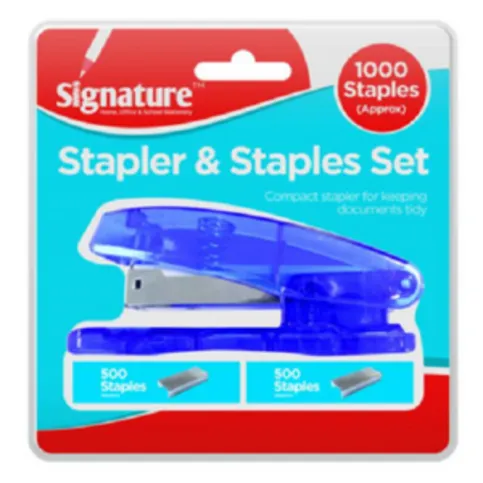 Signature Stapler & Staple Set