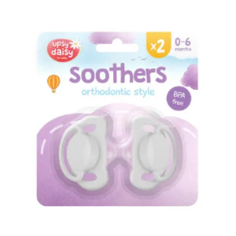 Silicone Soothers 0-6 Months