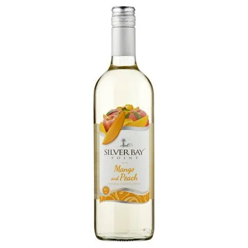 Silver Bay Point Mango & Peach 75cl