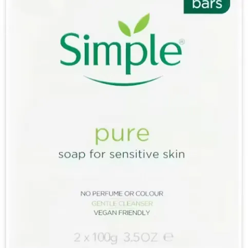 SIMPLE SOAP TWIN PM£1.35 100G
