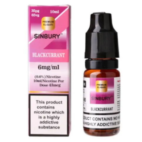 Sinbury Blackcurrant 6mg 10ml