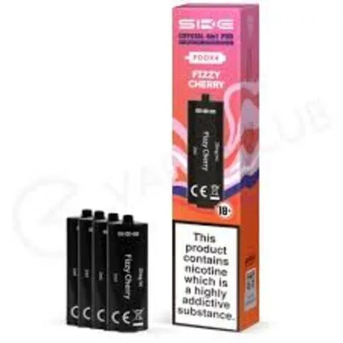 SKE CRYSTAL FIZZY CHERRY PODX4