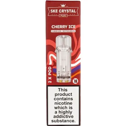 SKE Crystal Plus Cherry Ice Prefilled Pods