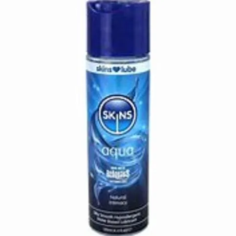 Skins Aqua Silky Smooth Hypoallergenic Water Based Lubricant 130ml
