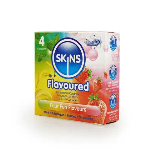 SKINS - Flavoured Condom x4 